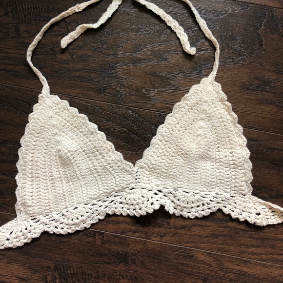 Crochet bikini top size Xsmall - Picture 3 of 4